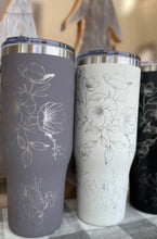 Load image into Gallery viewer, Floral 40oz Tumbler
