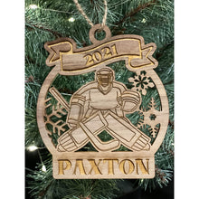 Load image into Gallery viewer, HOCKEY PLAYER ORNAMENT
