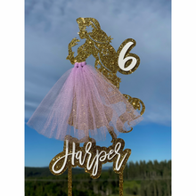 Load image into Gallery viewer, Acrylic Cake Topper Princess
